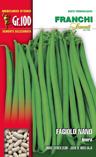 BUSTA SEMI DI FAGIOLO NANO LINERA 100 GR