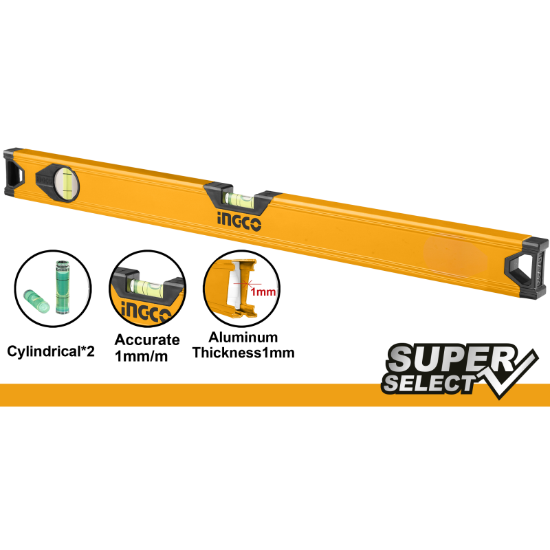 LIVELLA IN ALLUMINIO 40CM SPESSORE 1MM