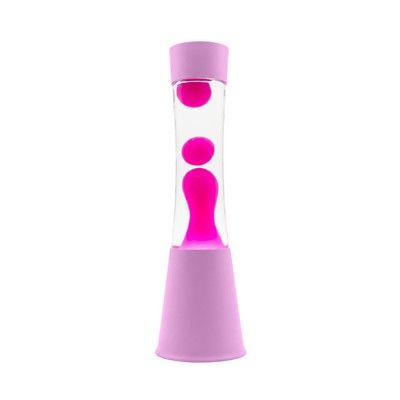 Monochrome LED-Lavalampe Tower 29x12,5x22cm Pink Fisura