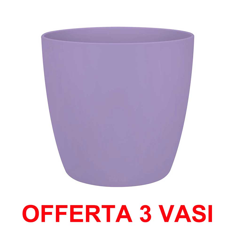 OFFERTA 3 VASO BRUSSELS ROUND MINI 12,5CM NEW VIOLET
