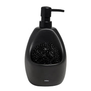 Dispenser Sapone e Portaspugna Joey 10x13x20 cm 750ml Nero Umbra