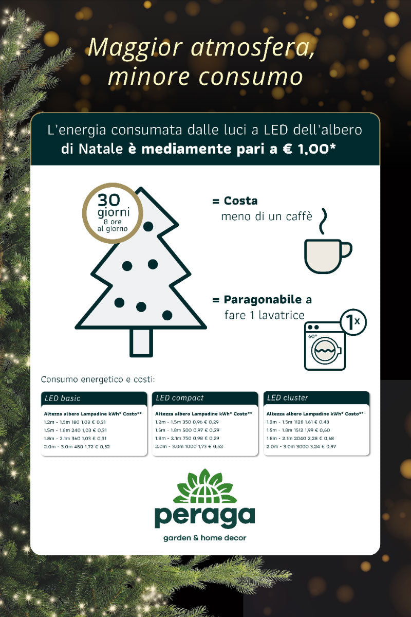 STELLA CON 520 LED BIANCO CALDO 150CM