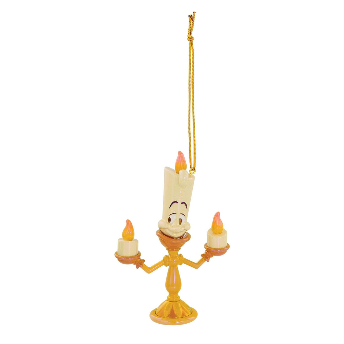 Decorazione Natalizia Pendente Lumière La Bella e la Bestia Iridescente 10 cm PERAGA CHRISTMAS