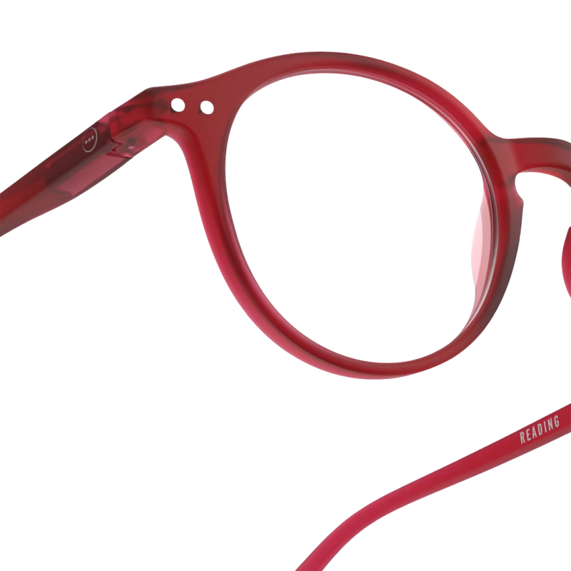Occhiali da Lettura Modello D Rosso Ciliegia +1 IZIPIZI - immagine 3