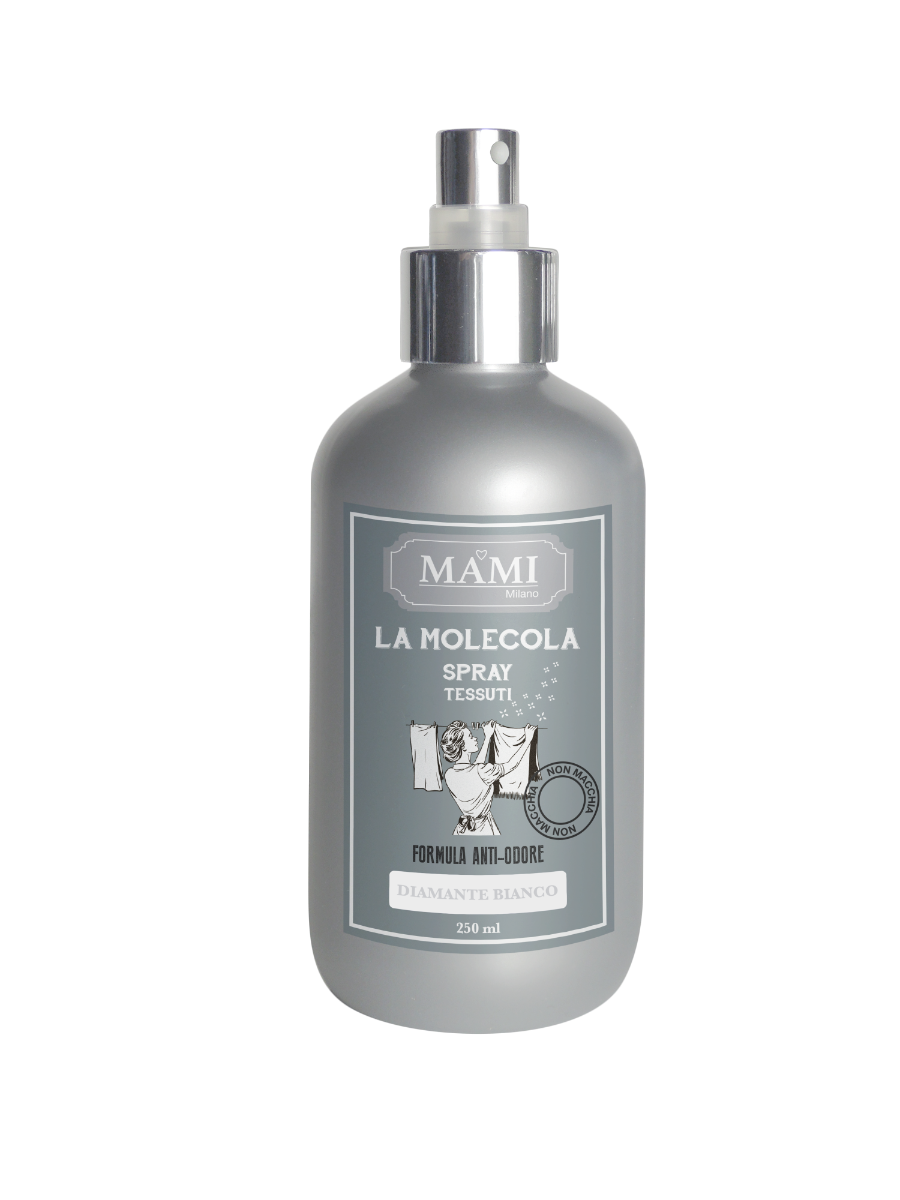 SPRAY PER TESSUTI ANTIODORE LA MOLECOLA DIAMANTE BIANCO 250ML