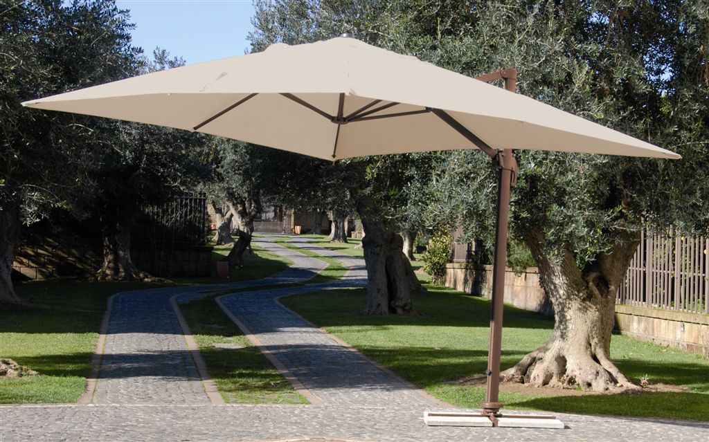 OMBRELLONE RETRATTILE/ORIENTABILE SENSO 3x4 COLORE A SCELTA