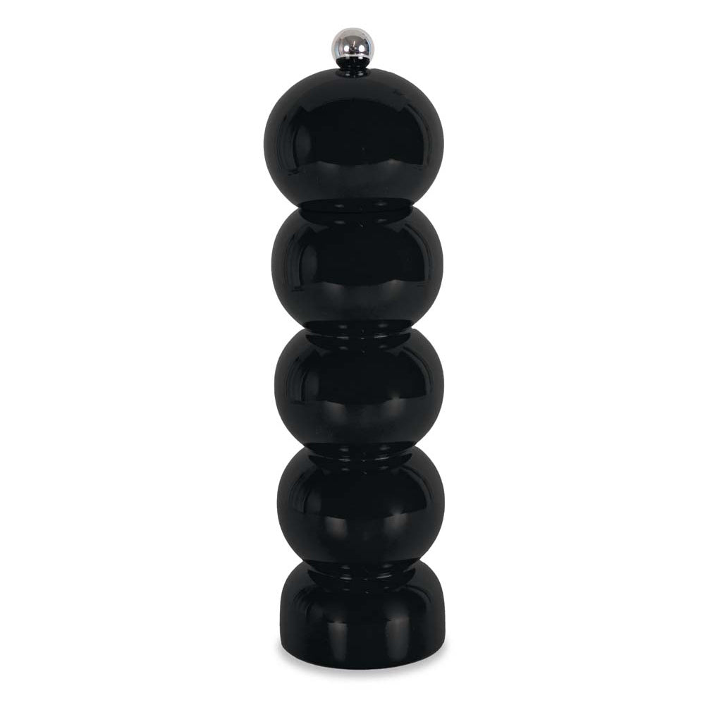 MACINAPEPE IN LEGNO LACCATO CON MACINA IN CERAMICA NERO