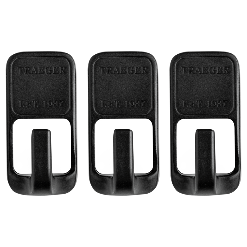 GANCI MAGNETICI CON RIVESTIMENTO IN TITANIO PER BBQ - 3 PZ