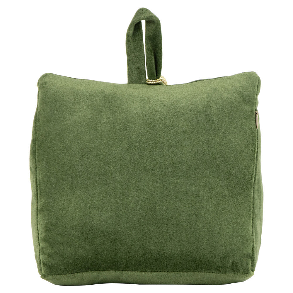 FERMAPORTA IN VELLUTO VERDE RAME 18CM