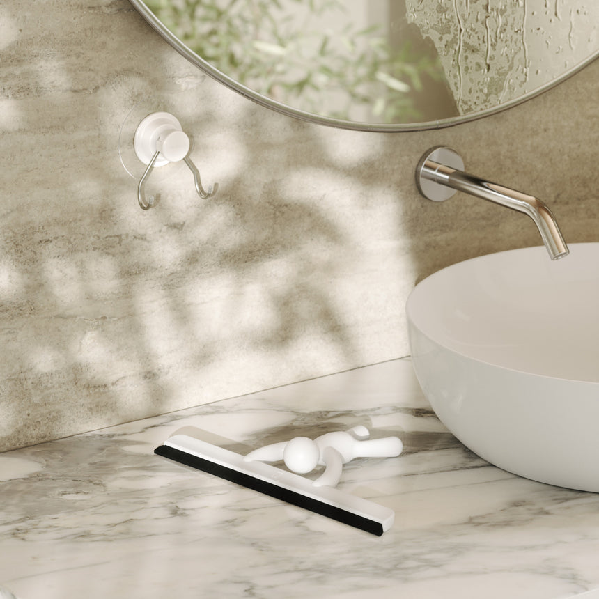 Tergivetro adesivo Buddy 26x19x4 cm Bianco UMBRA