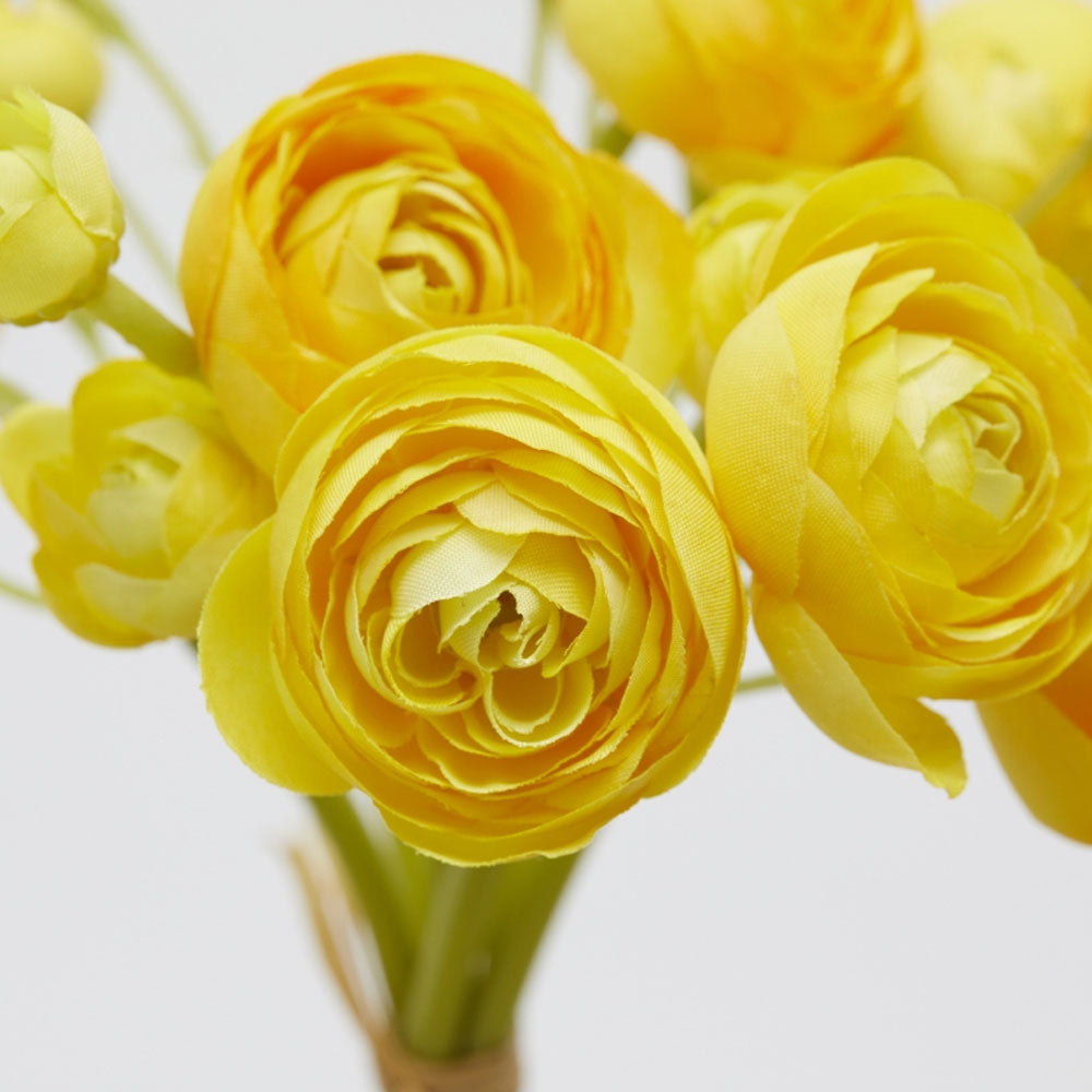 MAZZO DI RANUNCOLO H30CM MIX DI GIALLO ASSORTITI
