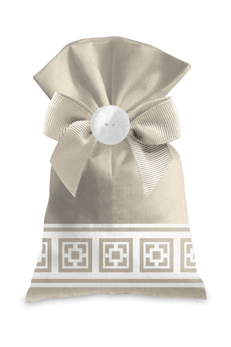 SACCHETTO POCHETTE PER PROFUMARE CASSETTI - TORTORA