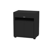 MOBILE CON RIPIANO, 80 X 55 CM NERO PER CUCINA DA ESTERNO