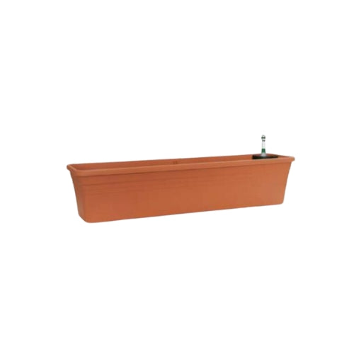 FIORIERA MEDITERRAN CON SISTEMA DI IRRIGAZIONE WATERSYSTEM 60CM TERRACOTTA