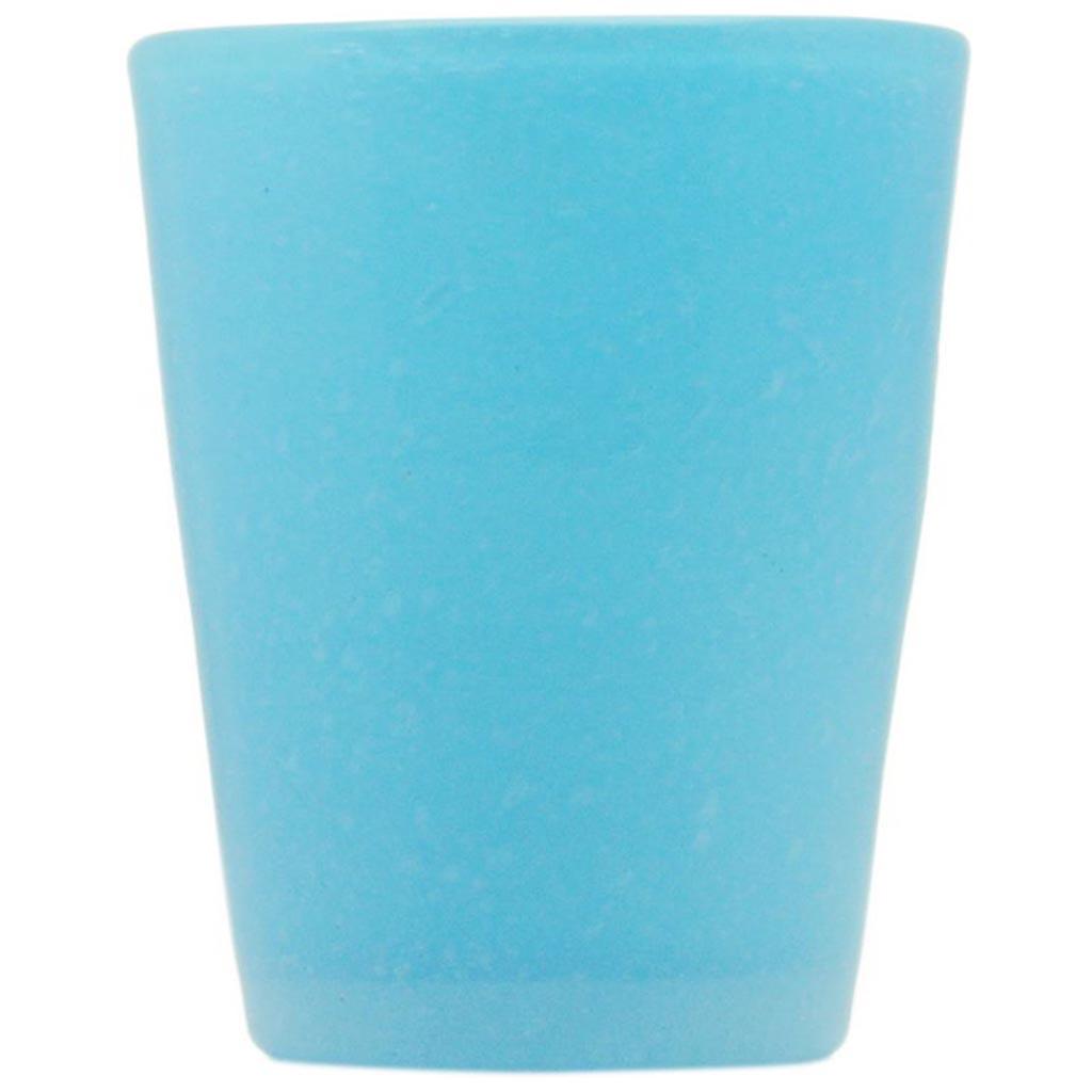 BICCHIERE CYAN MEMENTO DI VETRO