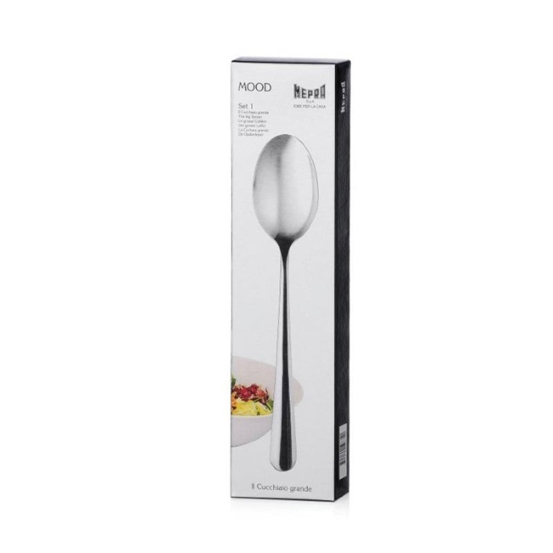 CUCCHIAIO GRANDE IN ACCIAIO INOX  SERIE MOOD 1 PEZZO