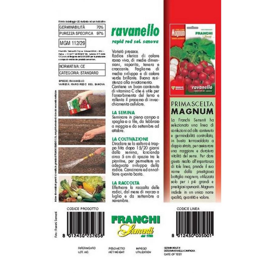 SEMI RAVANELLO RAPID RED SANOVA