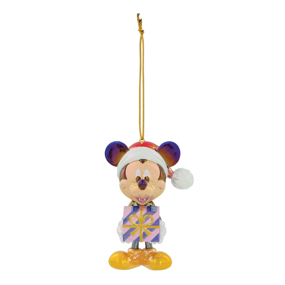 Decorazione appendibile PVC Iridescente Topolino 10 cm Multicolore DISNEY DEPARTMENT 56