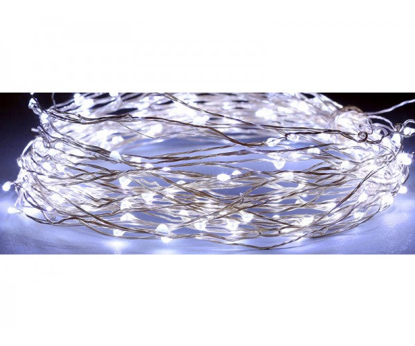 100 MICROLED BIANCO FREDDO CASCATA 100CM