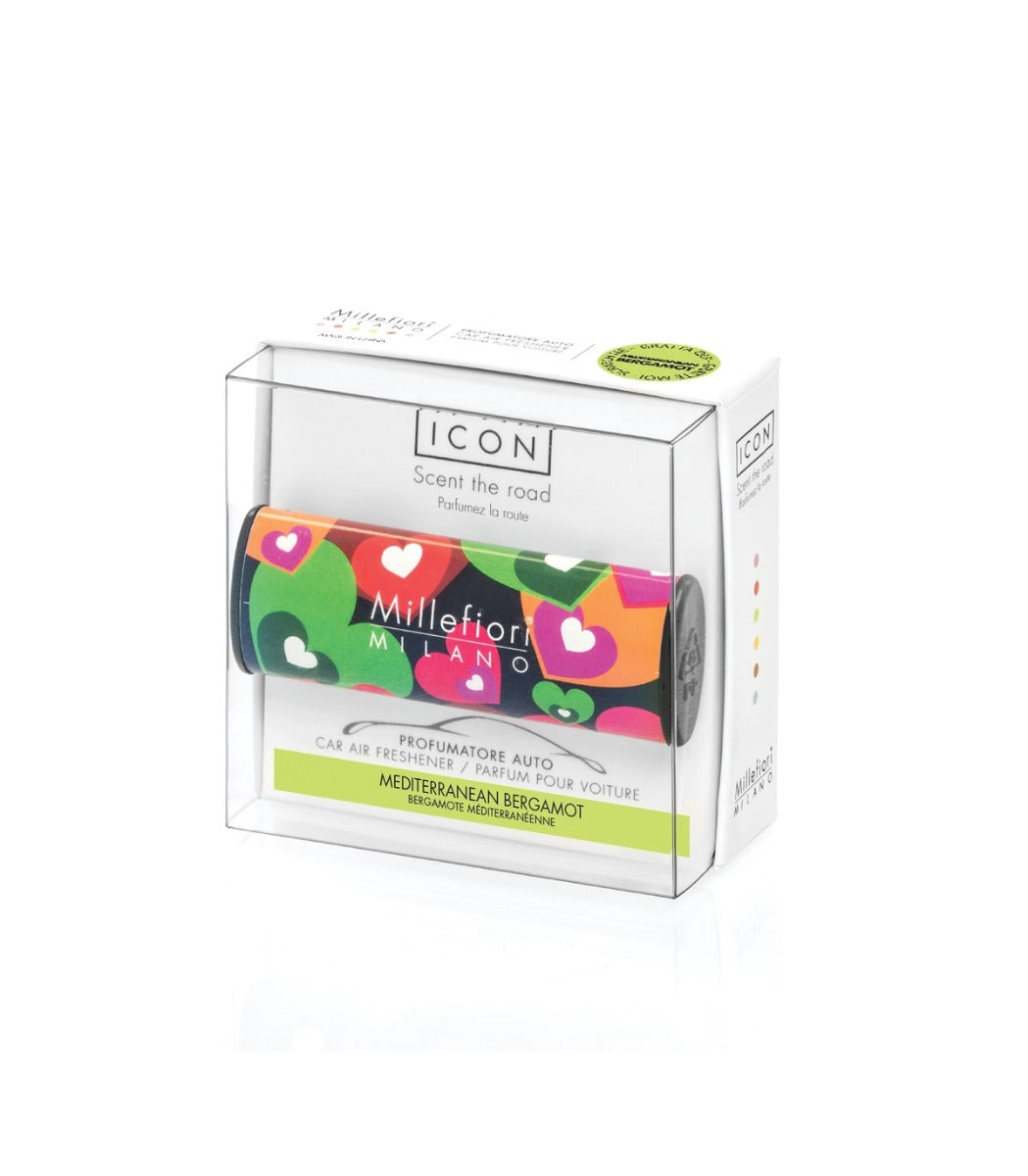 PROFUMO PER AUTO ICON CUORI & FIORI 80 MEDITERRANEAN BERGAMOTTO