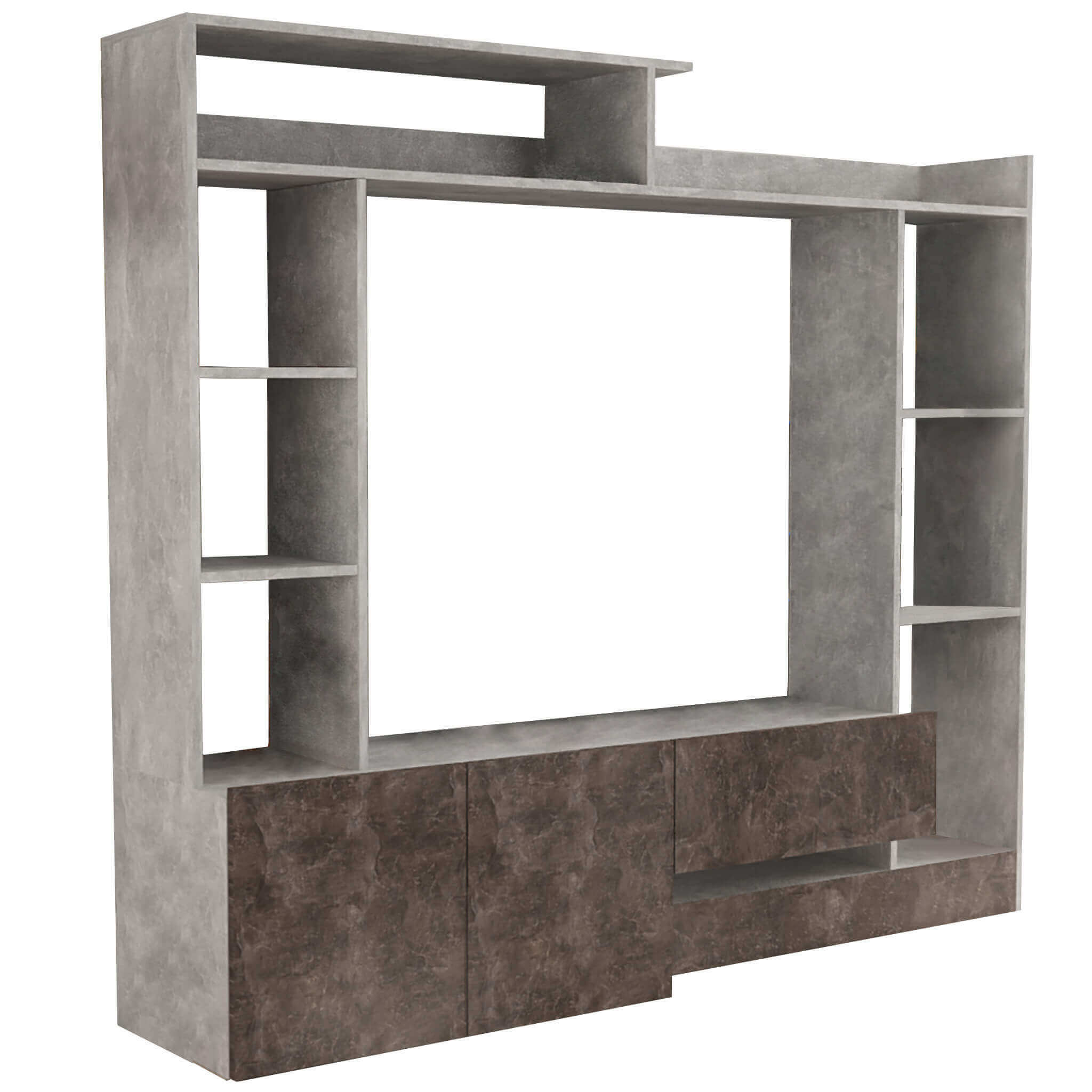 PARETE SOGGIORNO ENTRY GRIGIO