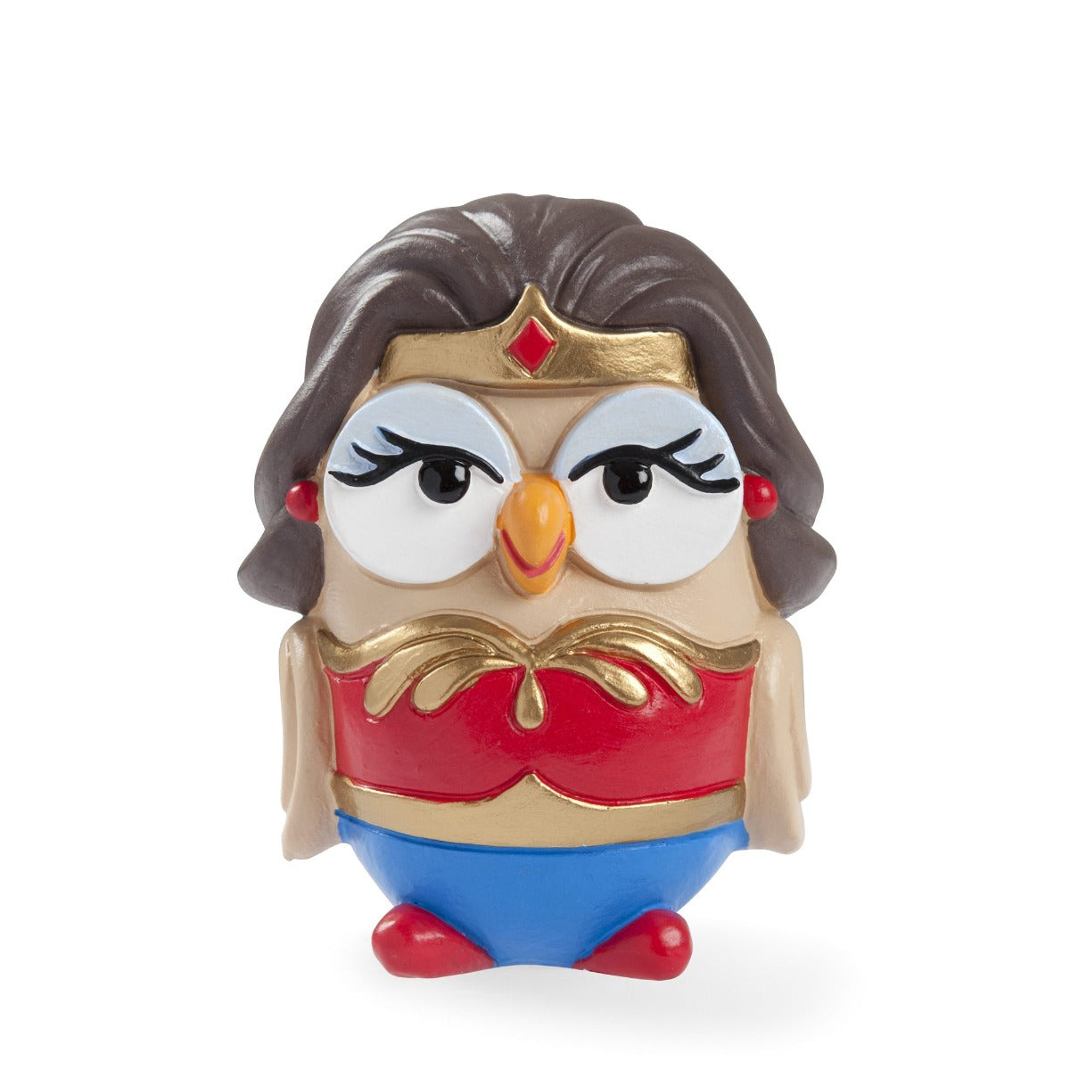 STATUINA SUPER GOOFI GUFO WONDER WOMAN 8X10 CM