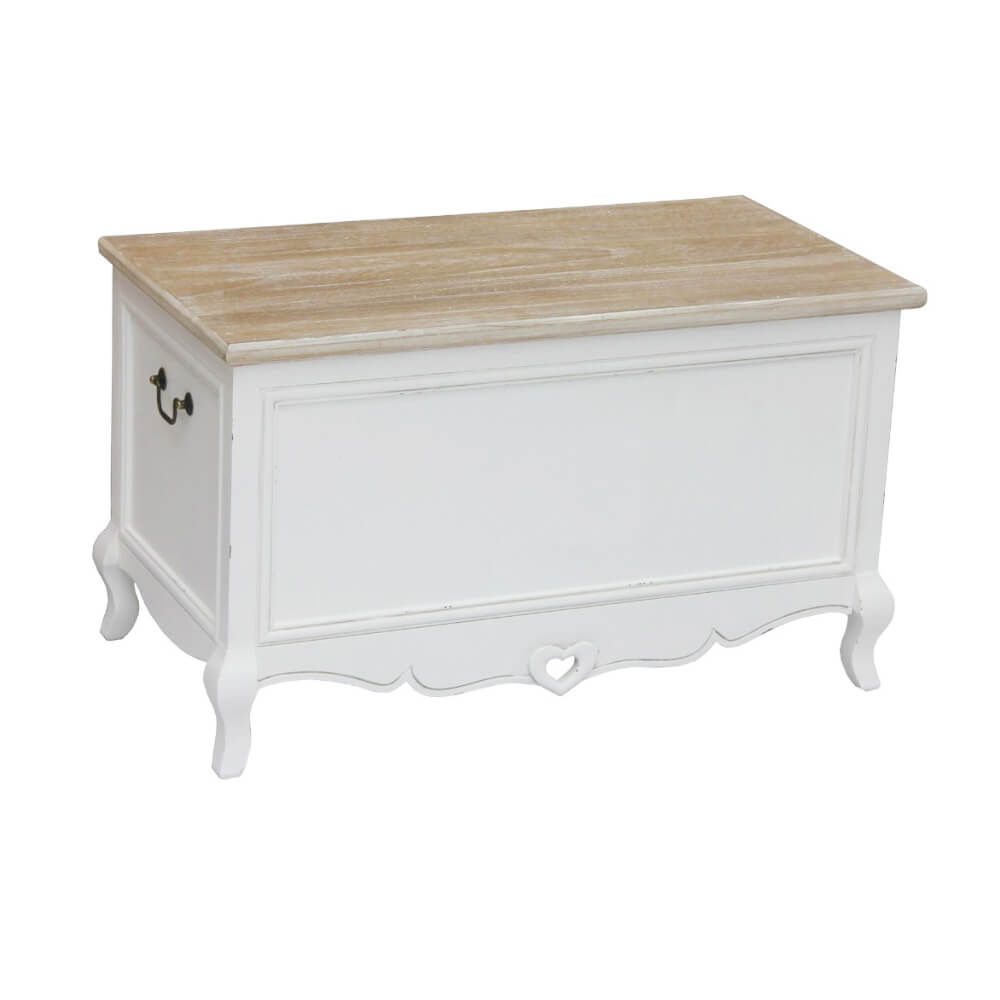 BAULE DI LEGNO CUORE