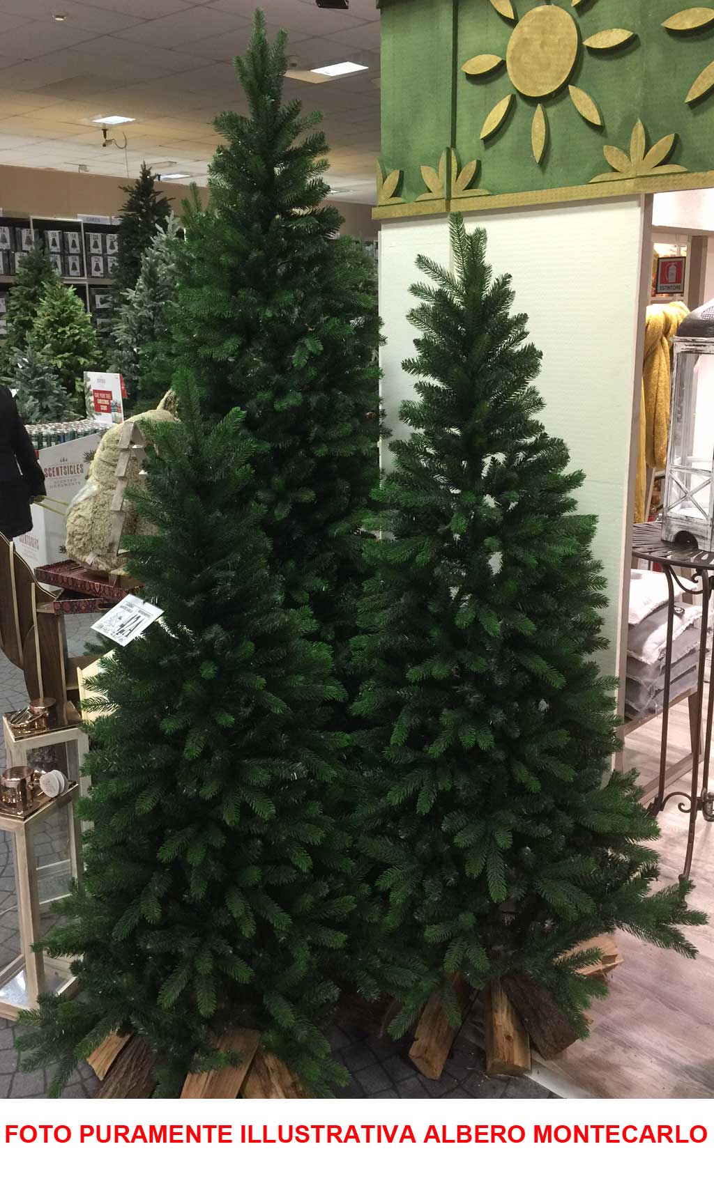 ALBERO DI NATALE 240CM MONTECARLO VERDE