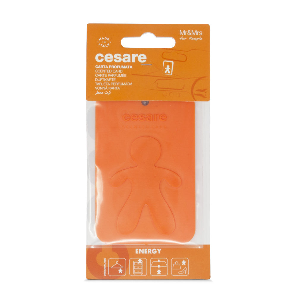 MR&MRS FRAGRANCES TESSERA PROFUMATA APPENDIBILE CESARE ARANCIO ENERGY