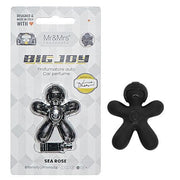 PROFUMATORE AUTO, BIG JOY, NERO, FRAGRANZA SEA ROSE
