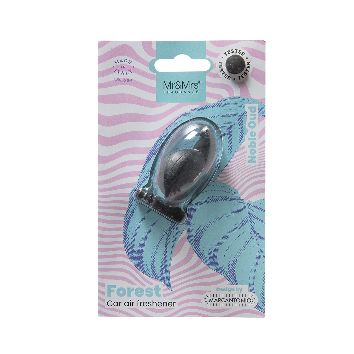 MR & MRS FRAGRANCE PROFUMATORE PER AUTO FOREST SNAIL BLACK NOBLE OUD