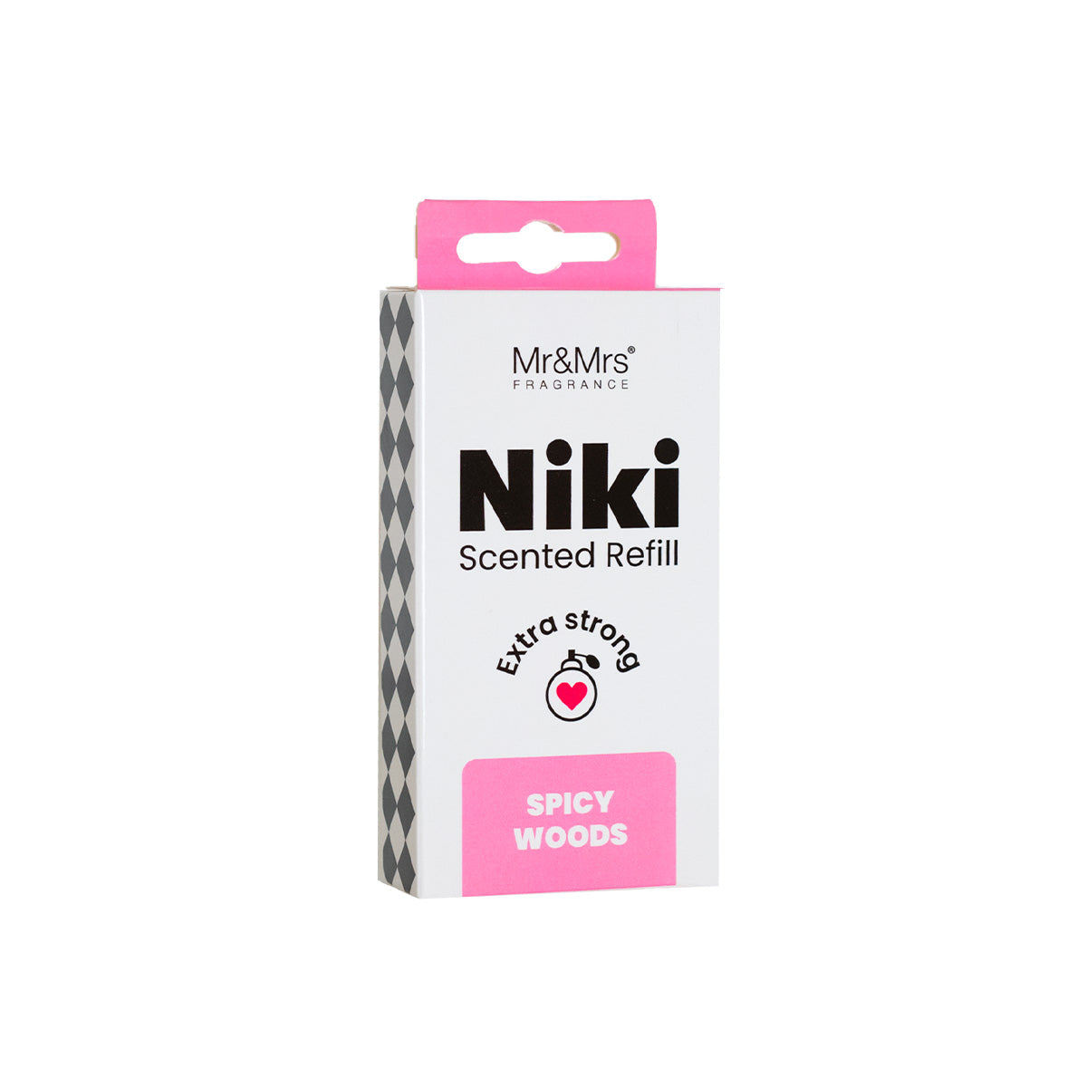 MR & MRS FRAGRANCE RICARICA PROFUMATORE PER AUTO NIKI SPICY WOODS