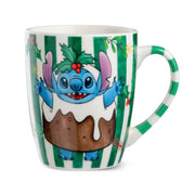 Tazza Stitch Natale 450ml verde Egan