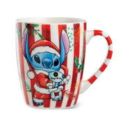 Tazza Stitch Natale Rossa 450ml Egan