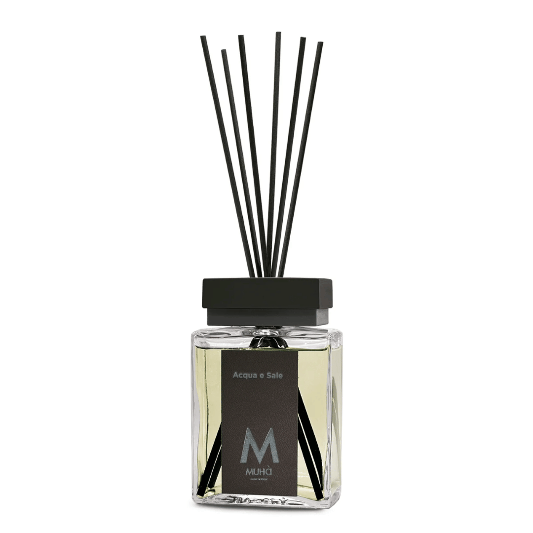 DIFFUSORE DI PROFUMO A BASTONCINI 200ML ACQUA E SALE