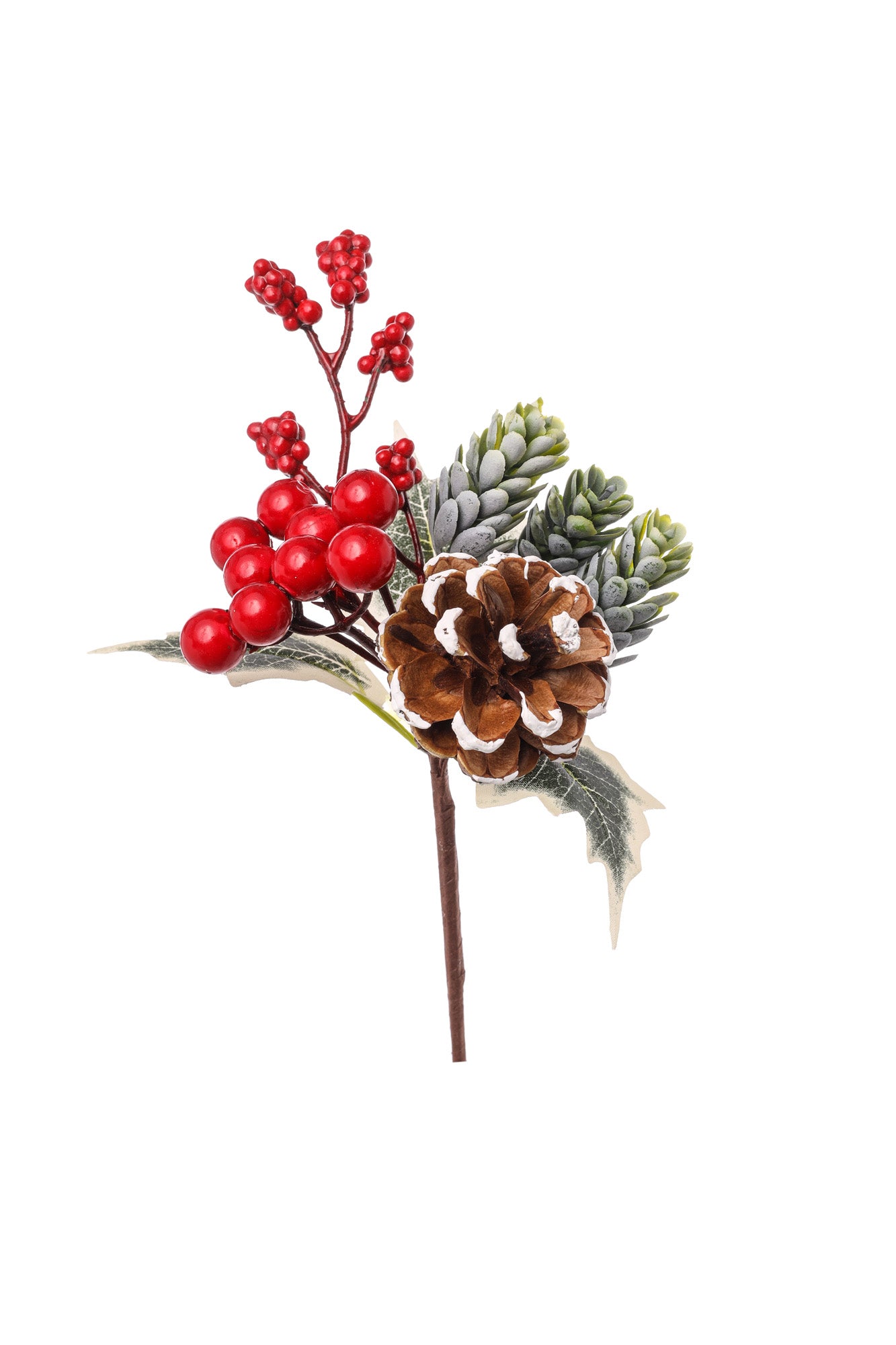 PICK CON BACCHE PIGNA E LUPPOLO 23CM
