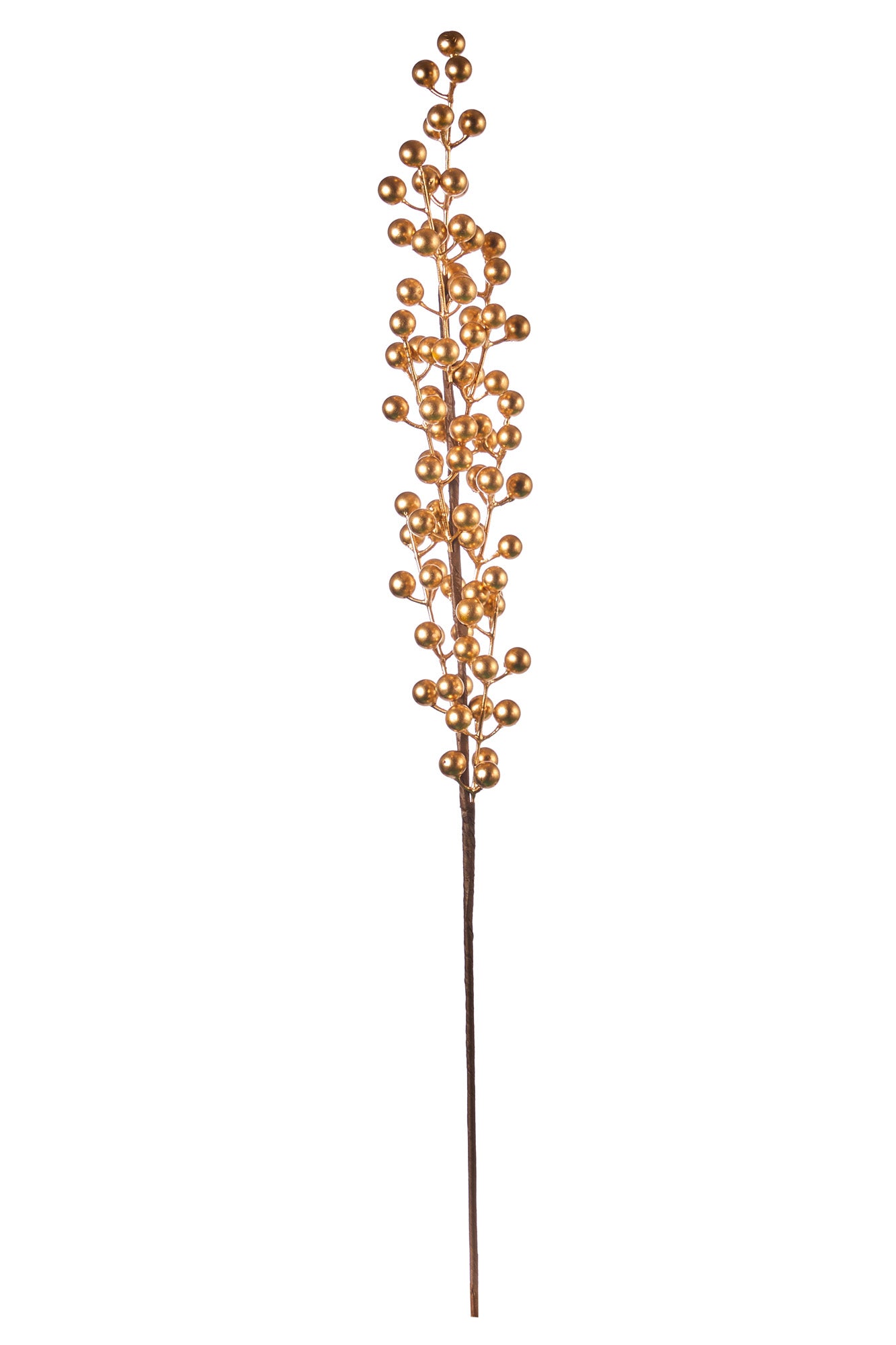 RAMO CON BACCHE ORO 70 CM