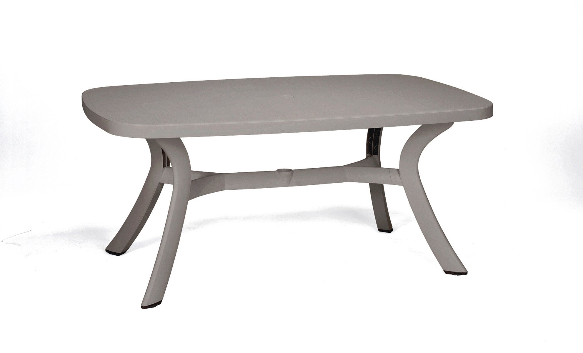 TAVOLO DA PRANZO ESTERNO TOSCANA 120X80X72 CM TORTORA