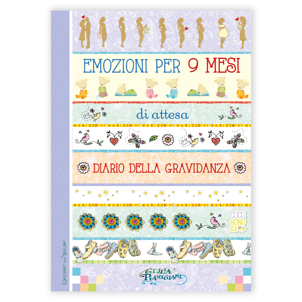 LIBRO EMOZIONI PER 9 MESI DI ATTESA DIARIO DI GRAVIDANZA