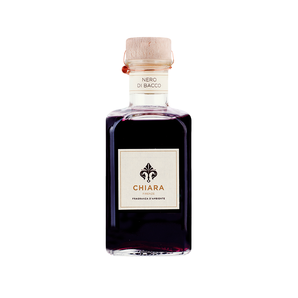 DIFFUSORE CON BASTONCINI 500ML FRAGRANZA NERO DI BACCO