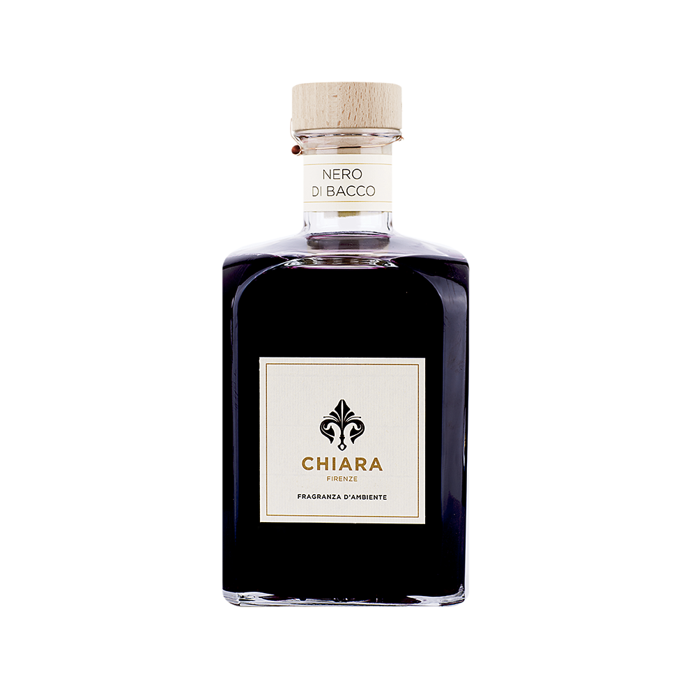 DIFFUSORE CON BASTONCINI 1LT FRAGRANZA NERO DI BACCO