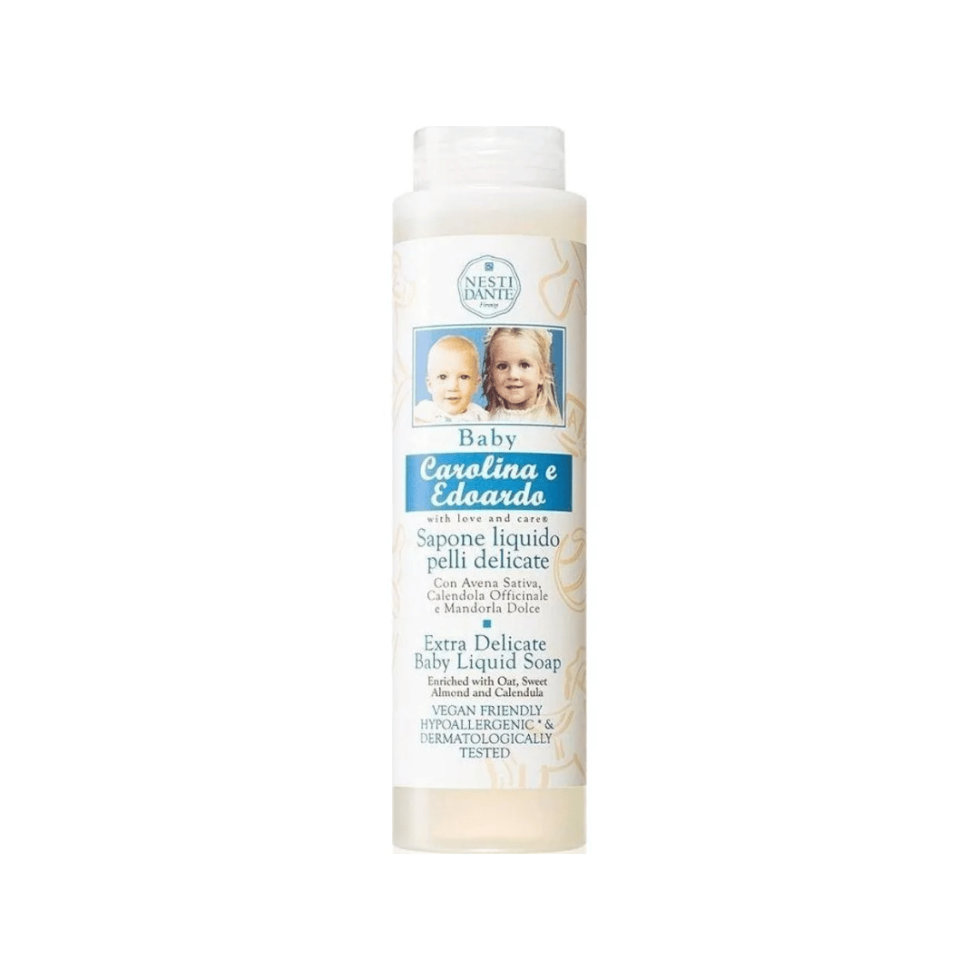 SAPONE LIQUIDO PELLI DELICATE BABY CAROLINA E EDOARDO