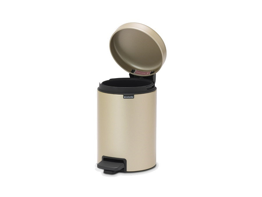 PATTUMIERA A PEDALE NEWICON 3L CHAMPAGNE
