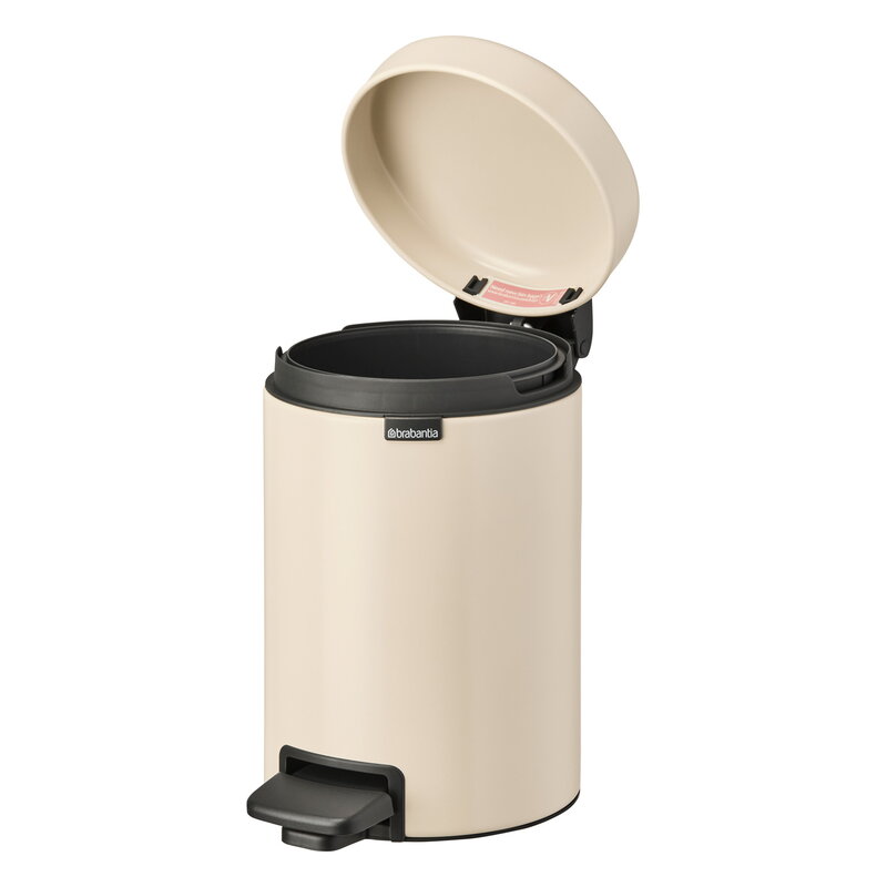 NEWLCON PATTUMIERA A PEDALE NEWICON 3L SOFT BEIGE