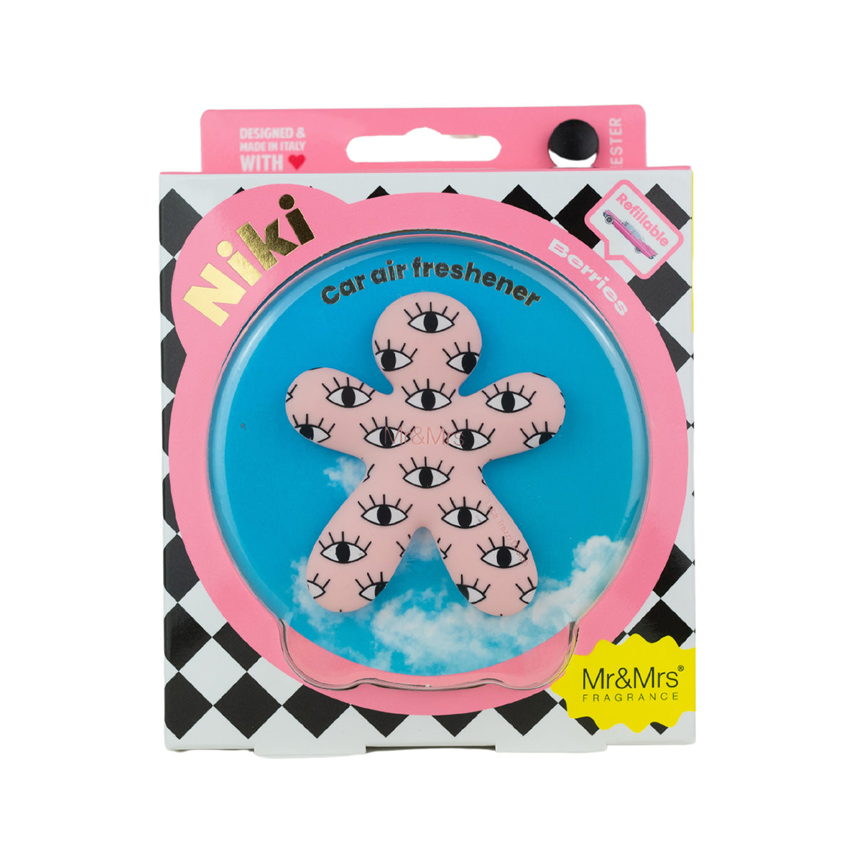 MR & MRS FRAGRANCE PROFUMATORE PER AUTO NIKI EYES BERRIES