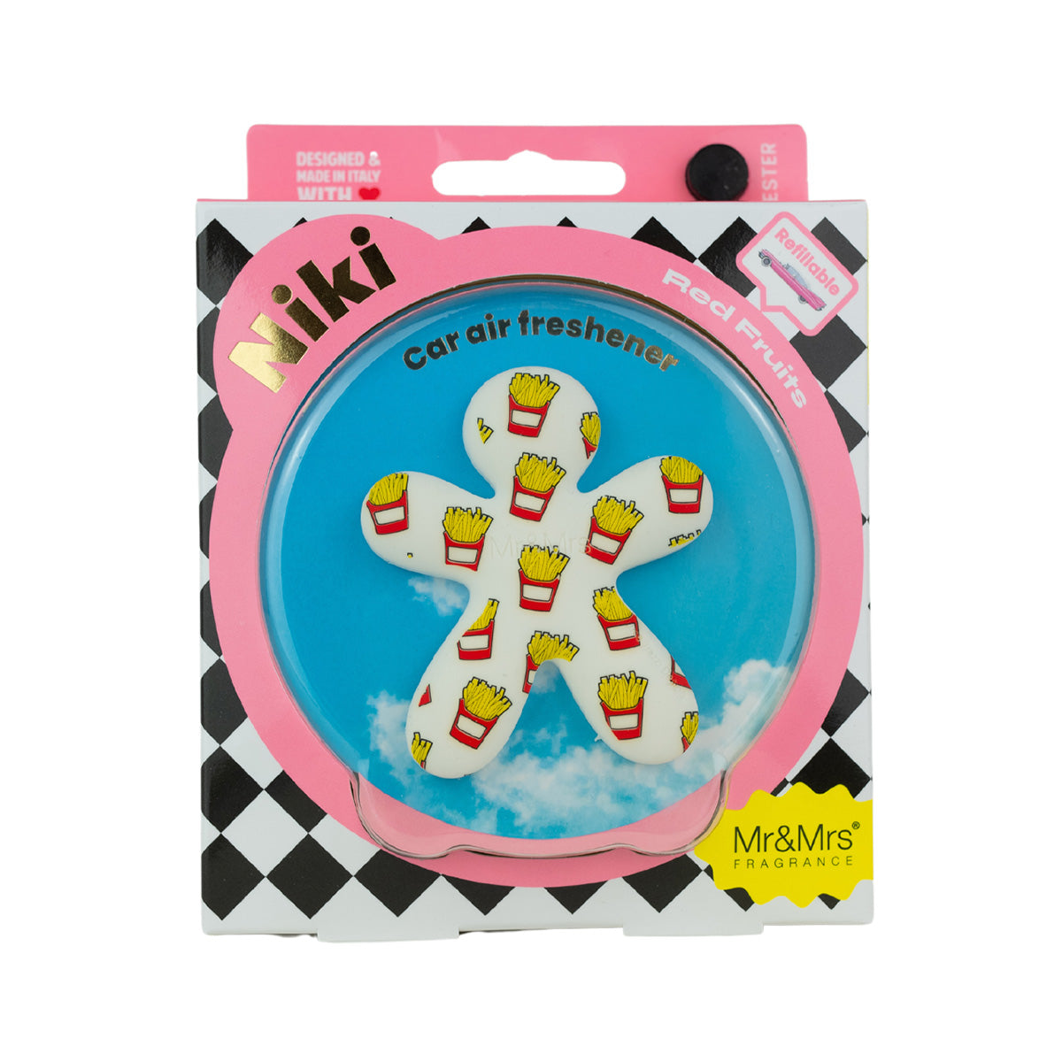 MR & MRS FRAGRANCE PROFUMATORE PER AUTO NIKI CHIPS RED FRUITS