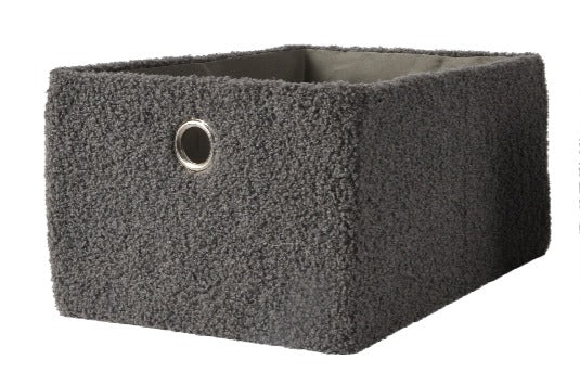SCATOLA PORTA OGGETTI 25X32CM GRIGIA