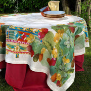 TOVAGLIA 170X170 CREMA MEDITERRANEO