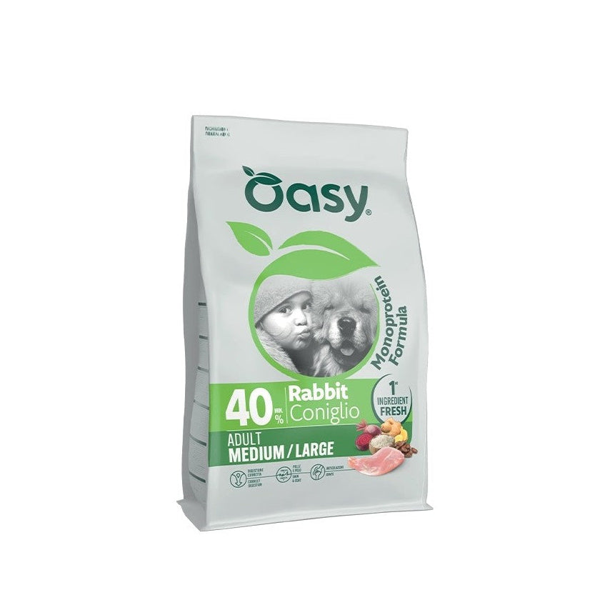 OASY SACCO CROCCHETTE CANE ADULTO CONIGLIO 10 KG