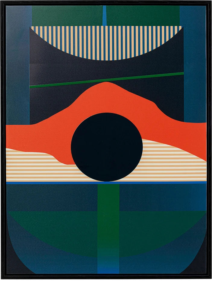 QUADRO CON CORNICE SUNSET 75X100CM